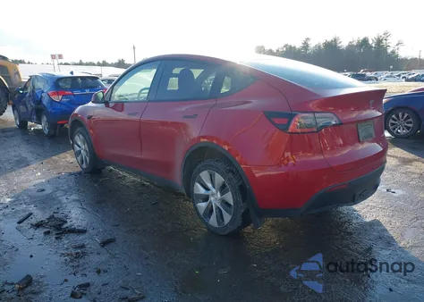 2021 Tesla Model Y Long Range Dual Motor All-Wheel Drive from USA, damaged, VIN 5YJYGDEE5MF064181